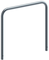 Schutzbügel aus Stahlrohr Ø 48 mm, ohne Querstange