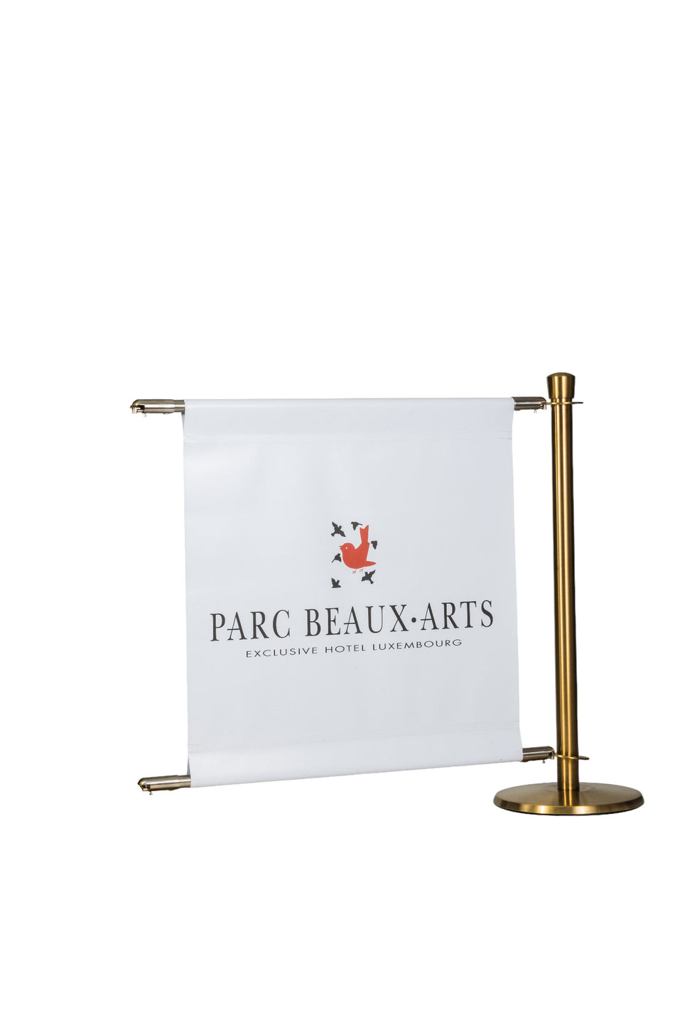 Erweiterungskit für Flexibarrier Café Barrier – Premium – 1000mm | Individuell bedrucktes Banner