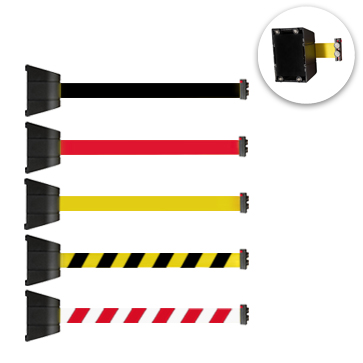 FlexiBarrier Wandhalterung - Magnetisch - (4,5 oder 10,0 Meter Gurt)
