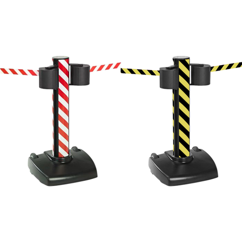 Beltrac Gurtpfosten -Storetrac Double- (2x22m einziehbarer Gurt)