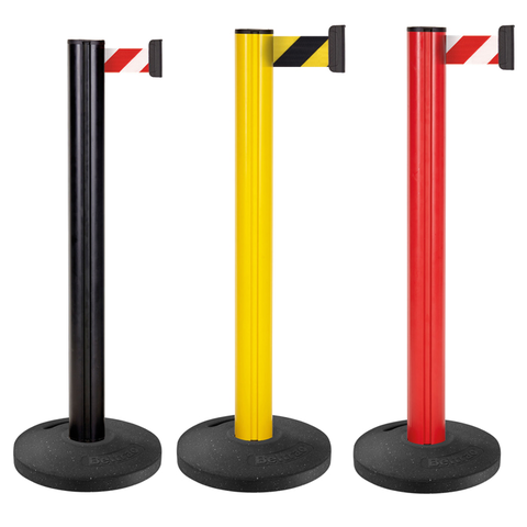 Beltrac Gurtpfosten Outdoor (3,7m einziehbarer Gurt)