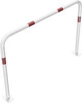 Schutzbügel aus Stahlrohr Ø 48 mm, ohne Querstange