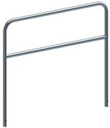Schutzbügel aus Stahlrohr mit Querstange (Ø48mm)