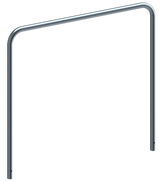 Schutzbügel aus Stahlrohr Ø 48 mm, ohne Querstange