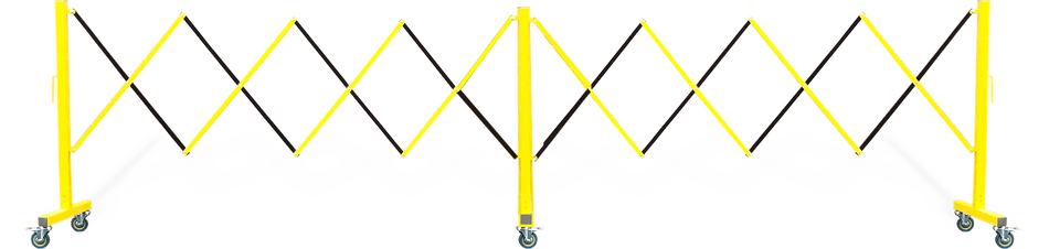 FlexiBarrier -Scherensperre - auf Rädern (4.9 m)