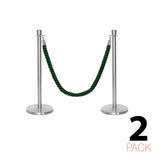 Flexibarrier Pfosten- und Seilabsperrung Premium Set - inklusive gedrehter Seile