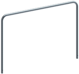 Schutzbügel aus Stahlrohr Ø 48 mm, ohne Querstange