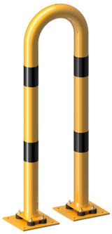 Anti-Anstoß-Bügel, Flexibel, Neigbar - Massiv - Ø 76 mm