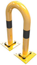 Anti-Anstoß-Bügel, Flexibel, Neigbar - Massiv - Ø 76 mm