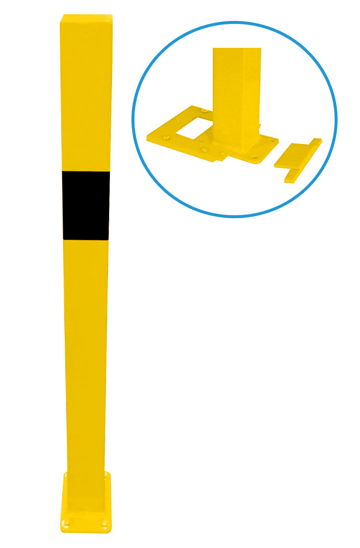 Schutzgeländerpfosten für -Brooklyn- abnehmbar für temporäre Öffnung von Zugangswegen