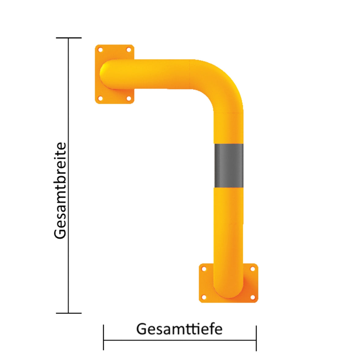Anti-Nudge Hoop 90°One Sided, deep Version