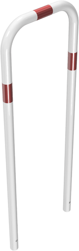 Schutzbügel aus Stahlrohr Ø 48 mm, ohne Querstange