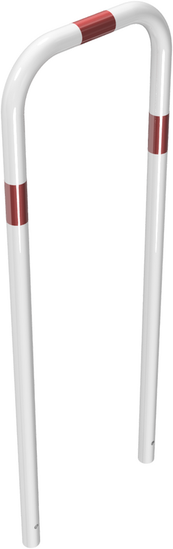 Schutzbügel aus Stahlrohr Ø 48 mm, ohne Querstange