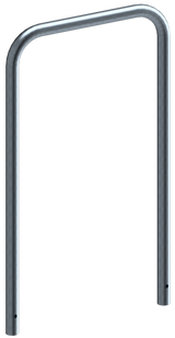 Schutzbügel aus Stahlrohr Ø 48 mm, ohne Querstange