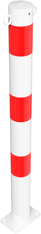 Kettenpoller aus Stahl (mit 2 Ösen)