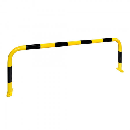 Black Bull Protection Guard mat, medium-duty indoor use, 600 x 2000 mm, yellow and black color.