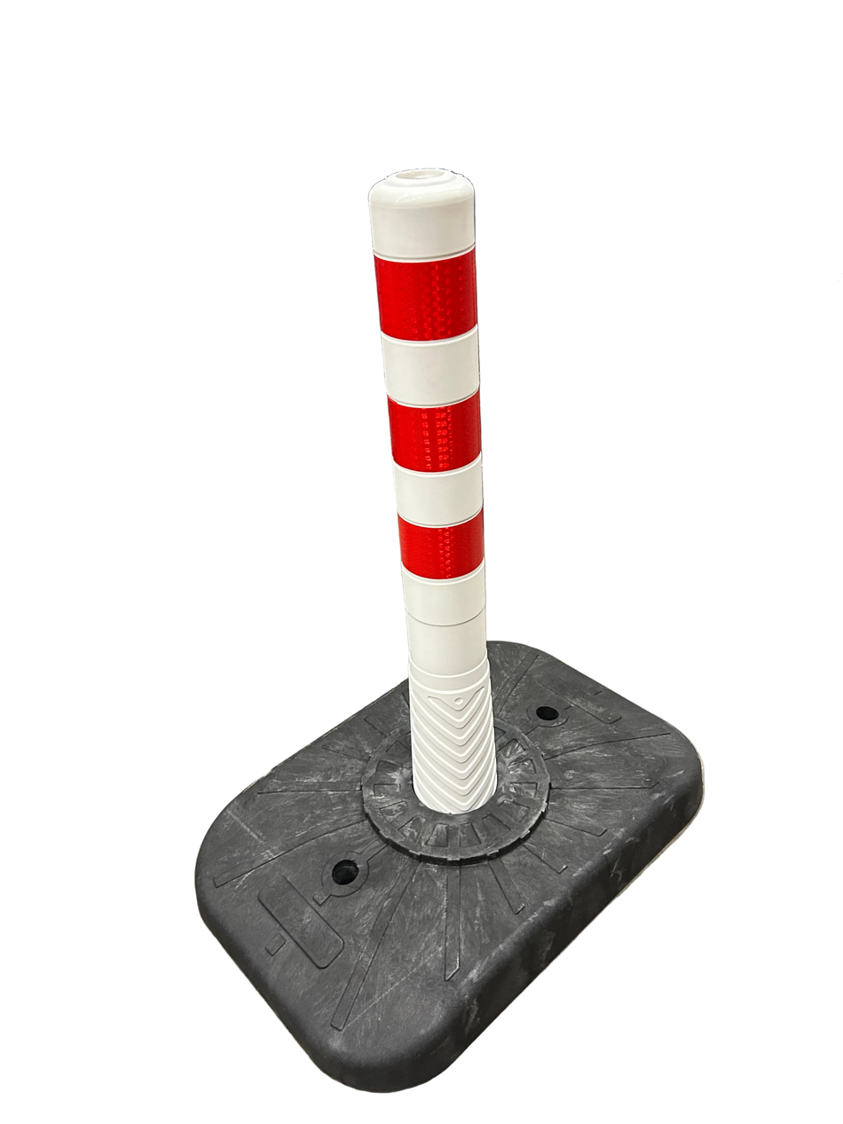 Fahrspurtrenner mit Markierung – Temporäre Verkehrsbarriere