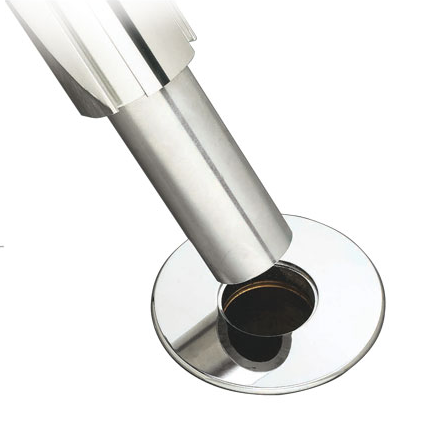 Bodensteckdose für Beltrac Conceal Belt Stanchion (Ersatzteil)