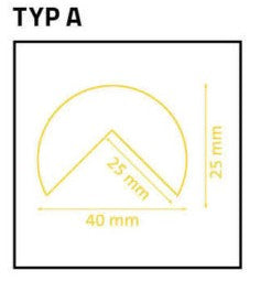 Kantenschutz PROFIL TYP A – Selbstklebend