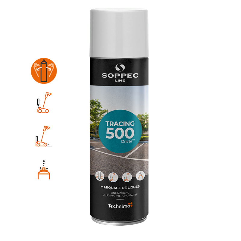 Soppec Tracing 500 Driver Linienmarkierungs-Sprühfarbe, 500 ml
