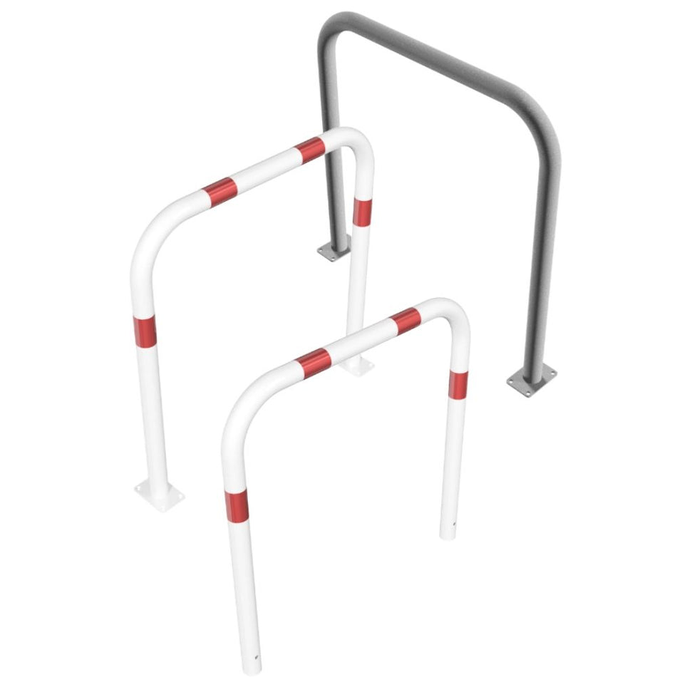 Schutzbügel aus Stahlrohr Ø 60 mm, ohne Querstange