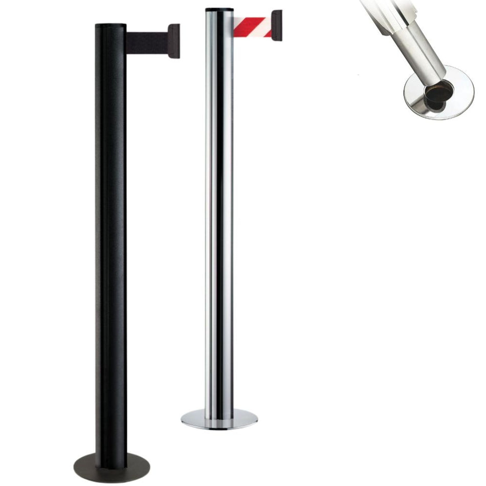 Beltrac Gurtpfosten Conceal (abnehmbarer Sockel)