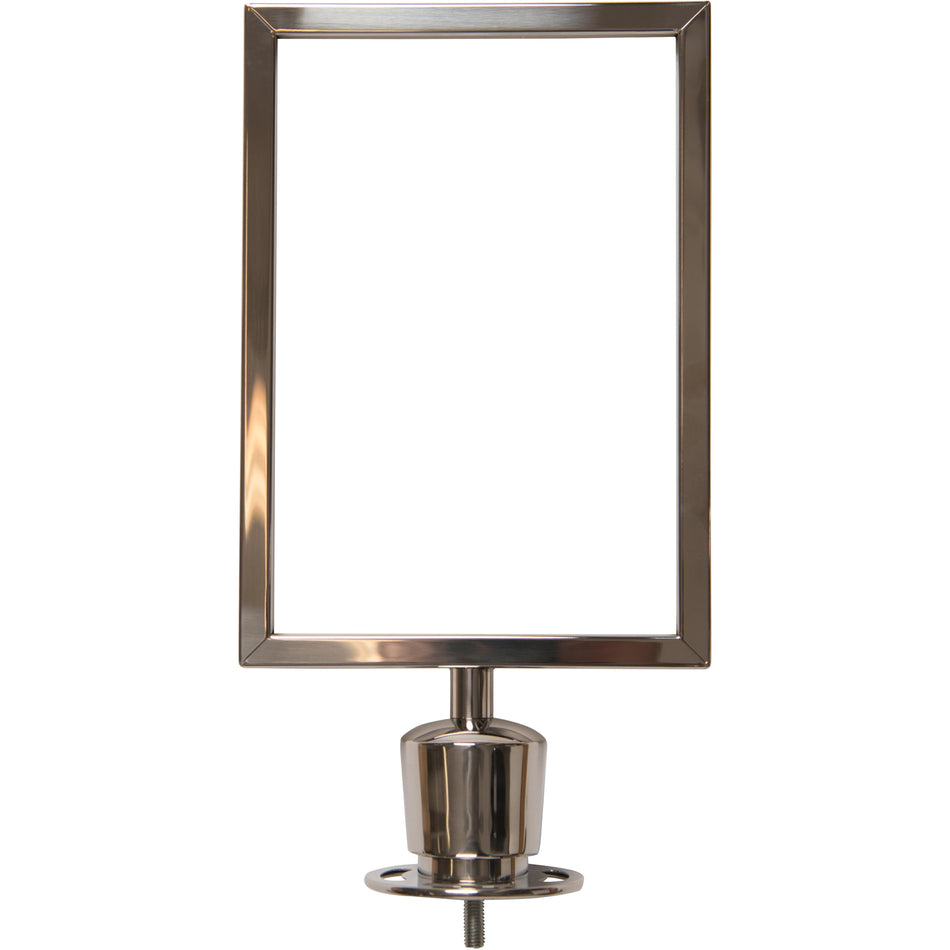 Info-Tafel A4/A3 quer für Pfosten mit Kordeln