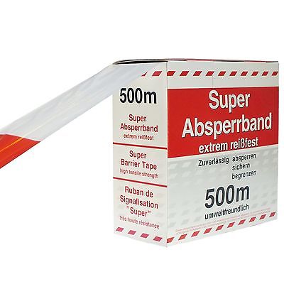 Flatterband Premium - 500 m unzerreißbares Plastikband im Spender