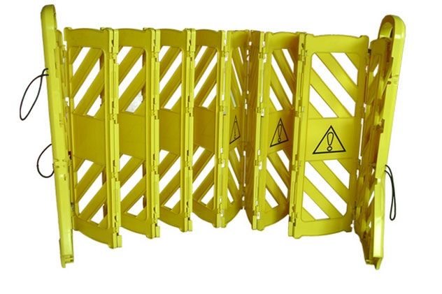 Flexibarrier - Mobiles & Scherengitter - mit Rollen (4m)