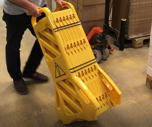 Flexibarrier Mobiles Barrikade-System, tragbar (4m)