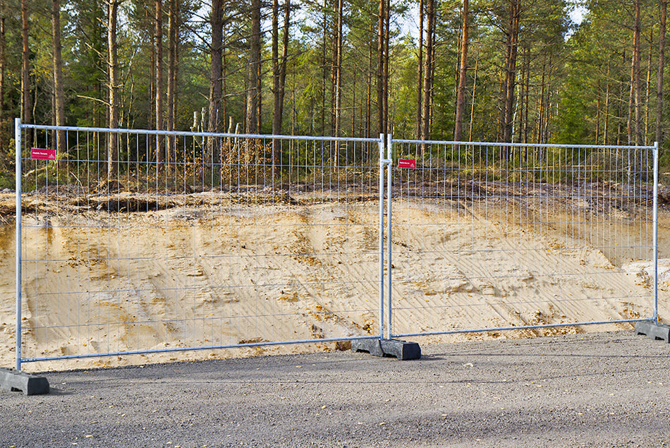 Bauzaun Standard Original – Komplettpaket (105m)