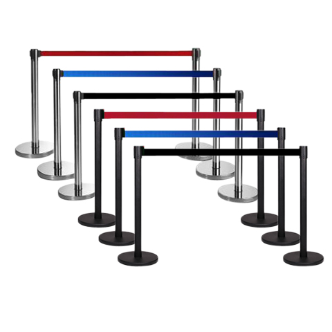 Flexibarrier Gurtabsperrset -Basic- einschließlich 3m einziehbarem Gurt