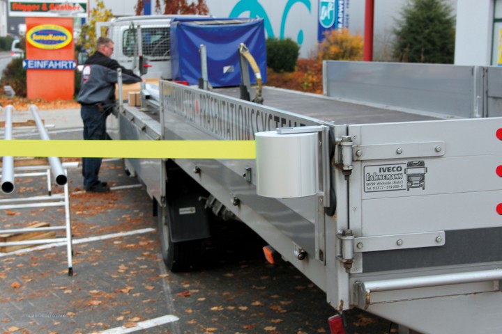 Avspärrning på bil