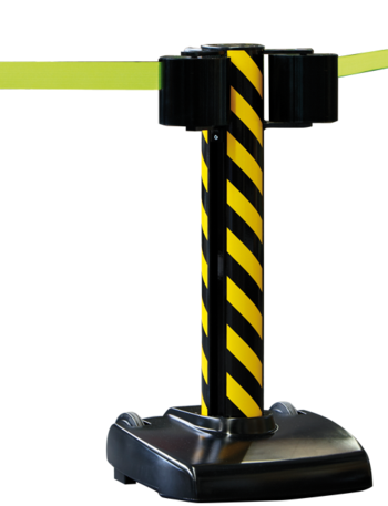 Beltrac Gurtpfosten -Storetrac Double- (2x22m einziehbarer Gurt)