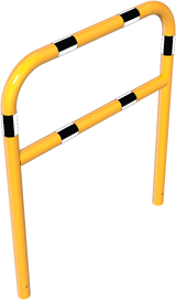 Schutzbügel aus Stahlrohr Ø 60 mm, mit Querstrebe