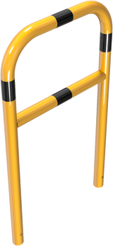 Schutzbügel aus Stahlrohr Ø 60 mm, mit Querstrebe