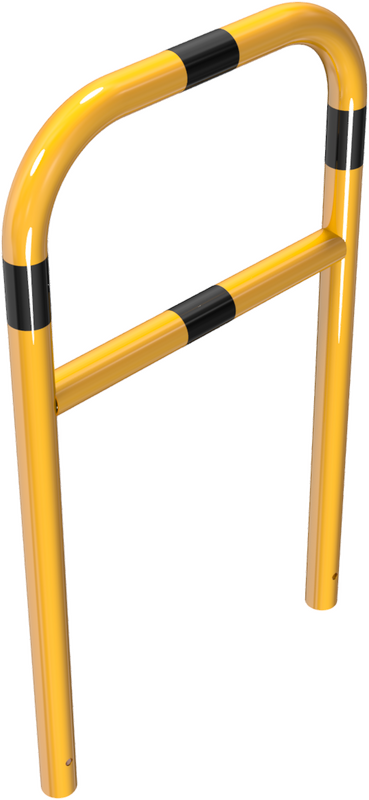 Schutzbügel aus Stahlrohr Ø 60 mm, mit Querstrebe