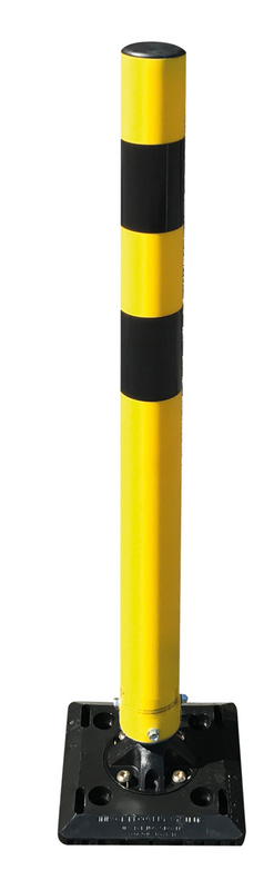 Flexible -KICKBACK©- Verkehrsbarriere