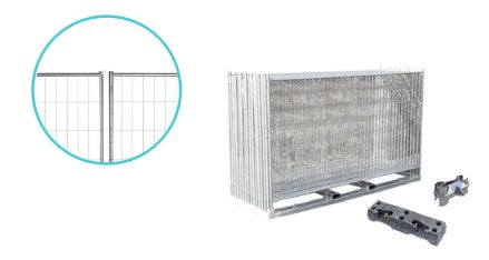 Bauzaun Standard Original – Komplettpaket (105m)