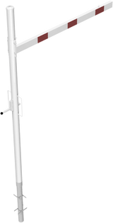 Höhenverstellbare Zugangsbeschränkungsbarriere - Premium - Schwenkmodell (2-4,5 m Breite)