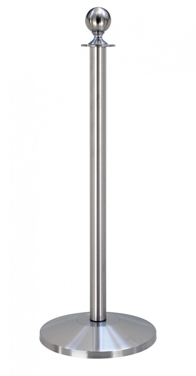 Absperr Set -Expo- 18 Pfosten (Silber), Seile & Transportwagen