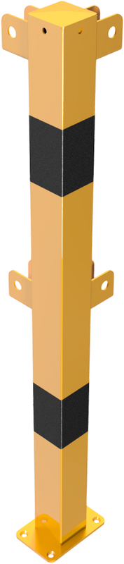 Schutzgeländerpfosten -Brooklyn- zum Anker (Flexibel, neigbar) 70x70mm