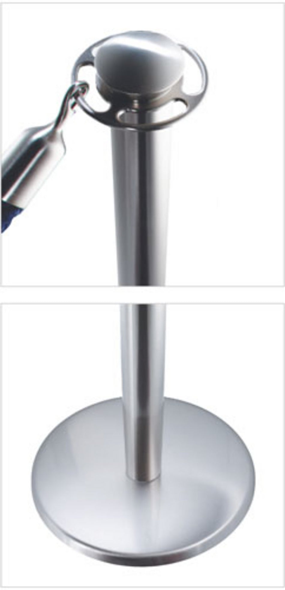 Pfosten- und Seilabsperrung  -Beltrac Luxor-