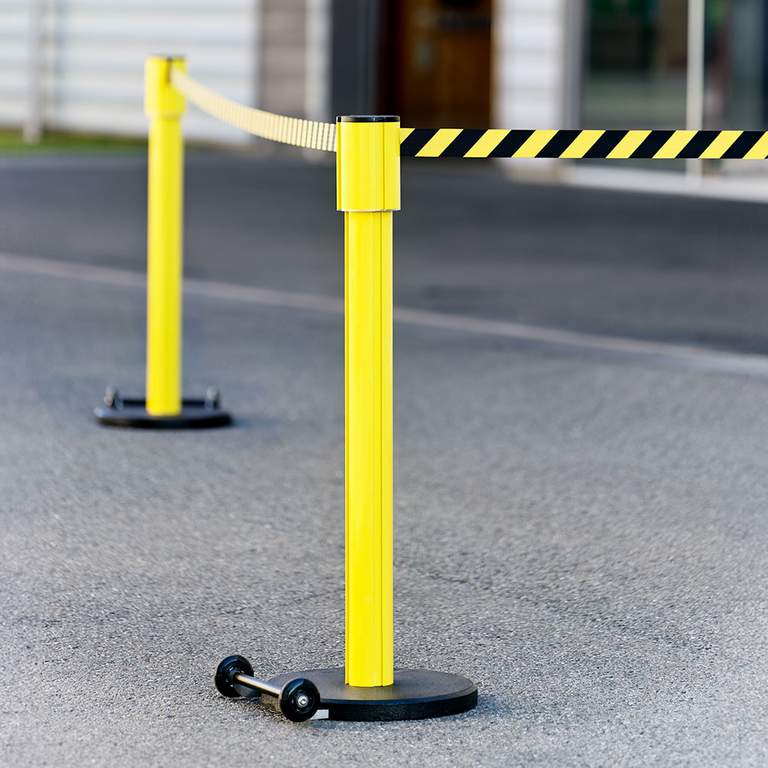 Beltrac Gurtpfosten -Storetrac XXL- (10 m einziehbarer Gurt)