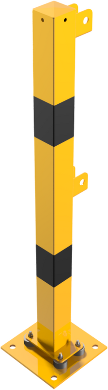 Schutzgeländerpfosten -Brooklyn- zum Anker (Flexibel, neigbar) 70x70mm