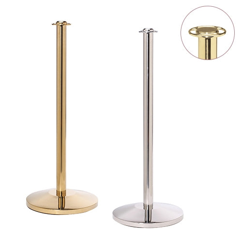 Flexibarrier Pfosten & Seilabsperrung -Flacher Kopf-