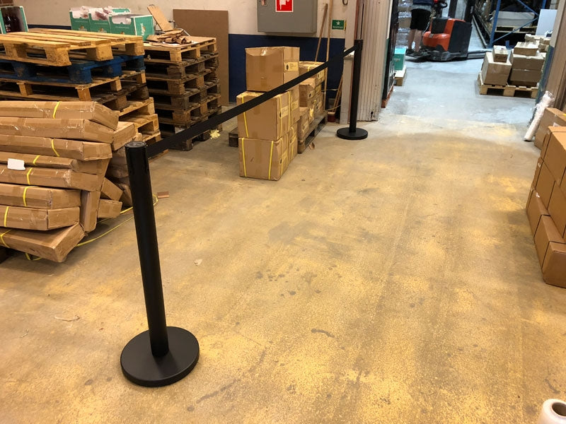 FlexiBarrier Absperrständer -Basic 550- (4.9m band)