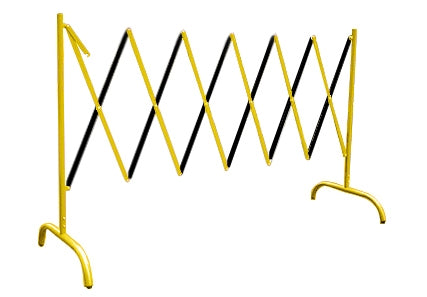 Flexibarrier -Scherensperre- mit Füßen (2.5m)