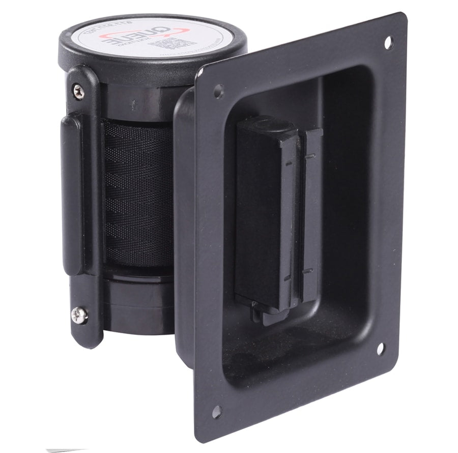 Flexibarrier -RECESSED- Bündig sitzende Wandhalterung (2,3 - 4,6 m Gurt)