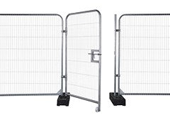 Fußgängertor für temporären Zaun